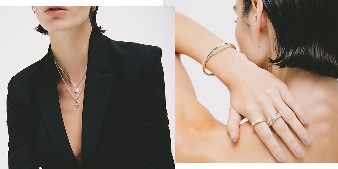GARNI シルバーオープンバングルとリングセット ペアバングル・ペアブレスレット | GARNI ONLINE STORE