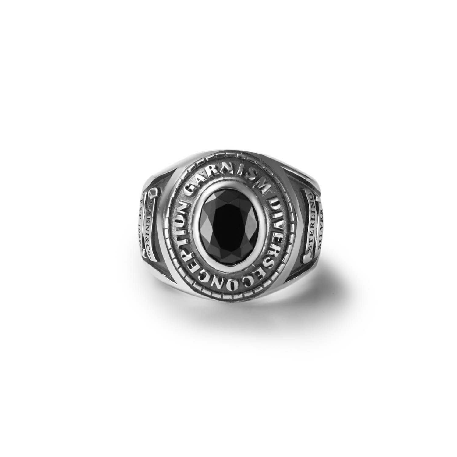 Vine Pattern Ring - Light - BLACK | GARNI ONLINE STORE