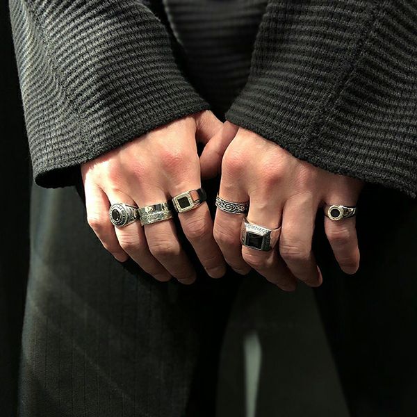 Ism College Ring - S - BLACK | GARNI ONLINE STORE