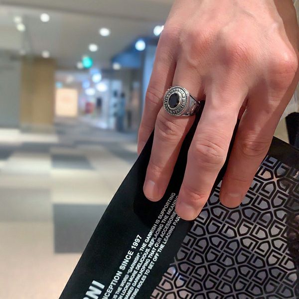 【GARNI】Ism College Ring - S - BLACK 11号 Ism College Ring - S - BLACK | GARNI ONLINE STORE