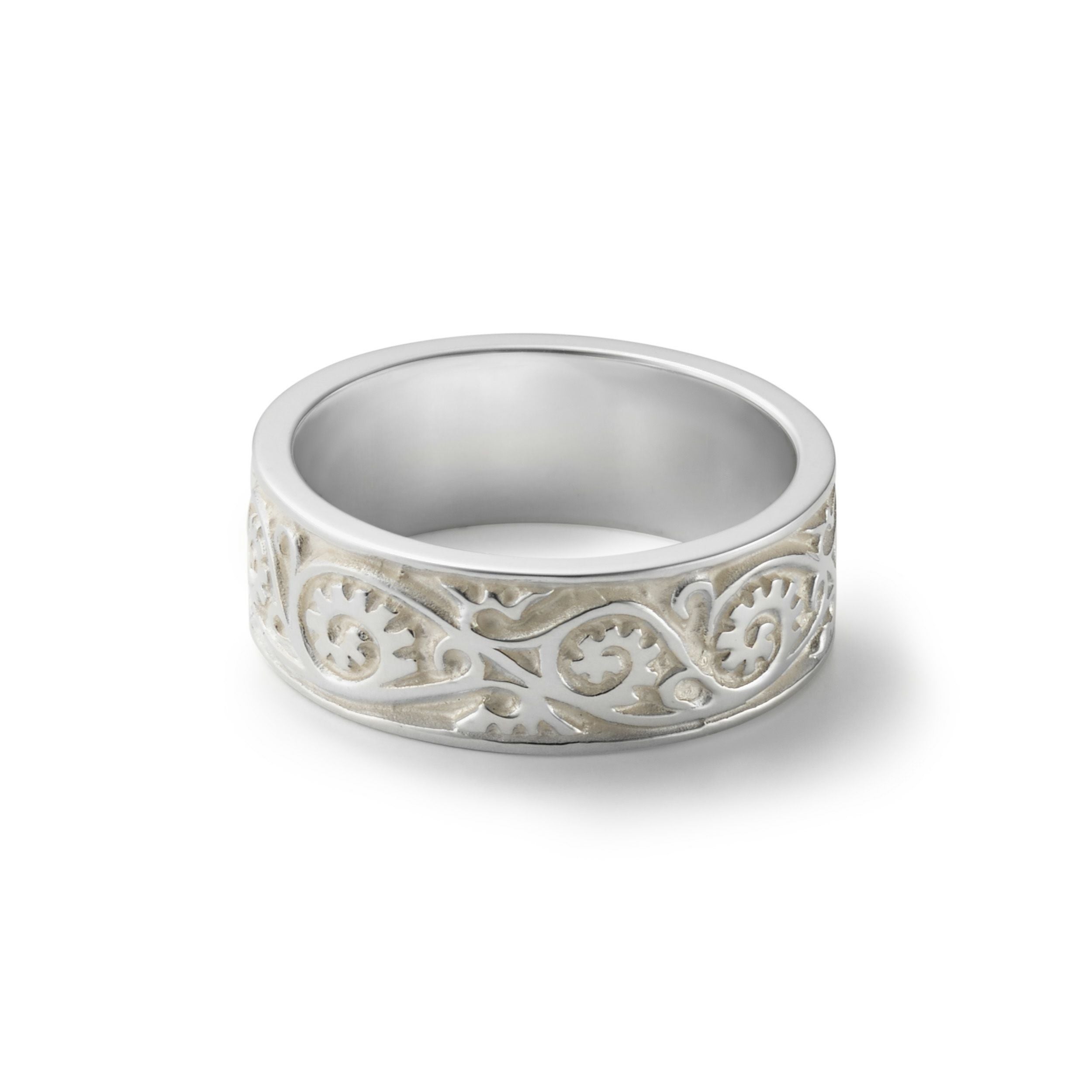 Vine Pattern Ring - Light - WHITE | GARNI ONLINE STORE Vine Pattern Ring - Light - WHITE | GARNI ONLINE STORE