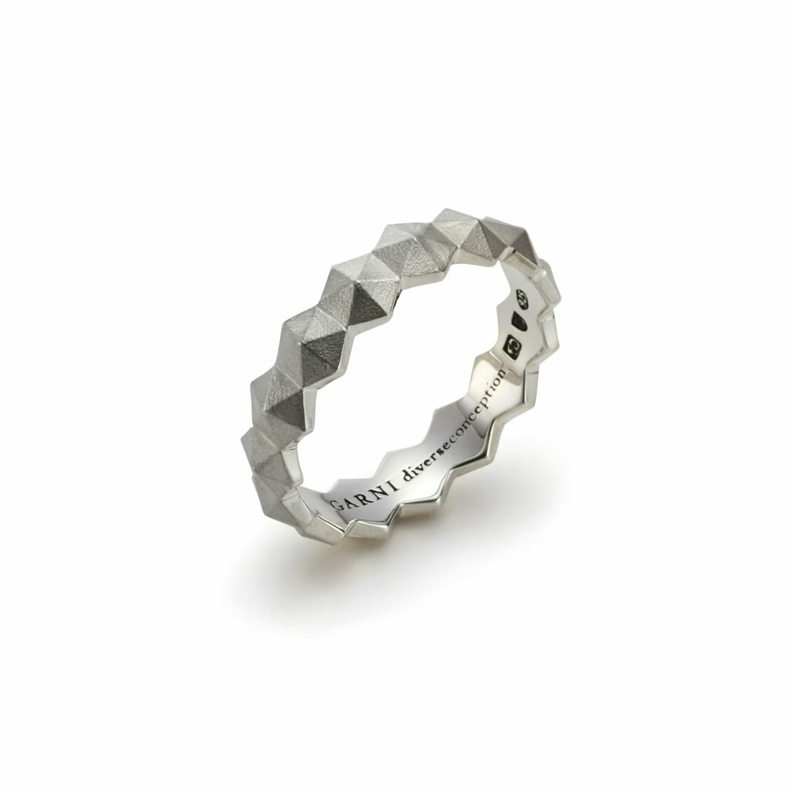 Honeycomb Studs Ring - S - SILVER | GARNI ONLINE STORE Honeycomb Studs Ring - S - SILVER | GARNI ONLINE STORE