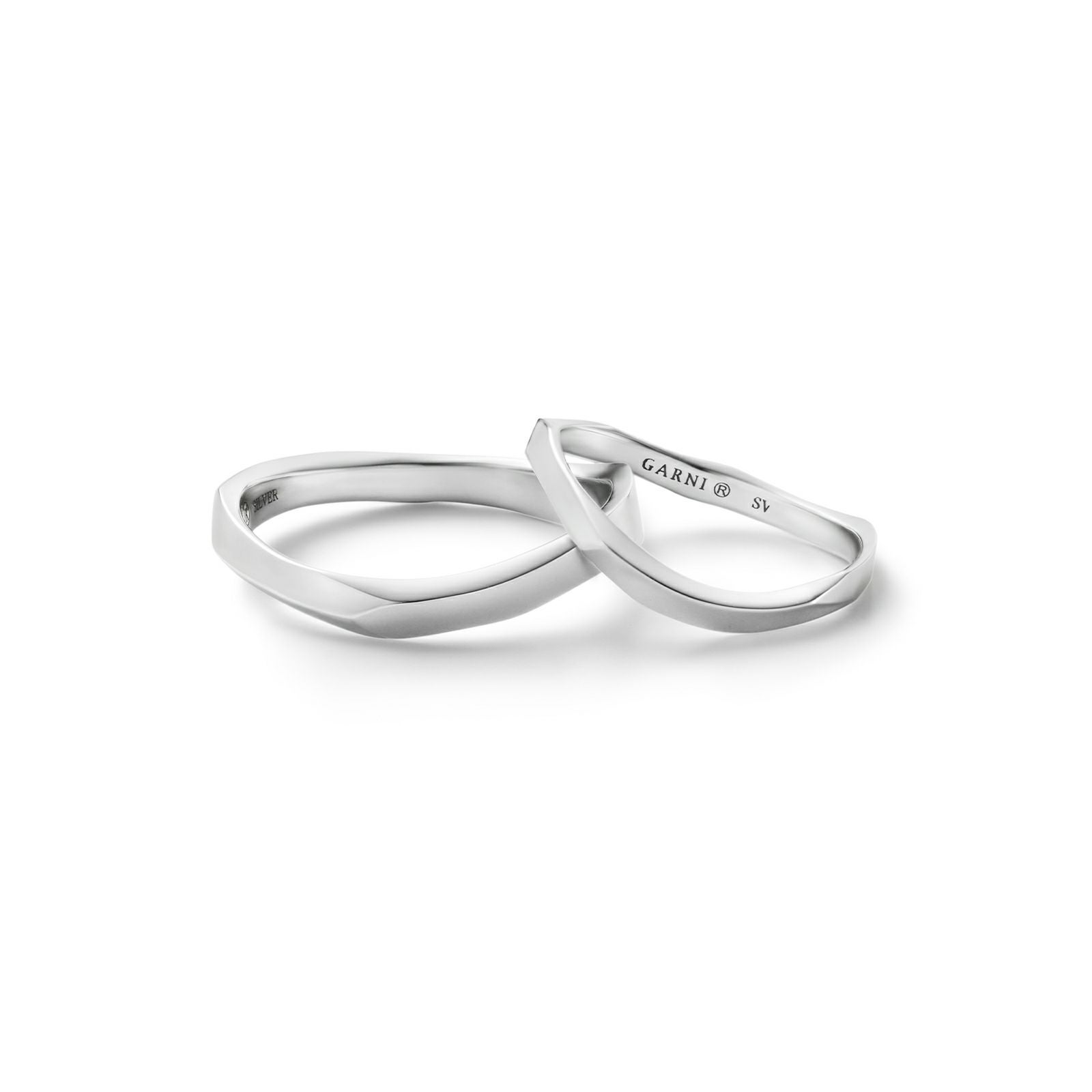 Peculiar Ring - M / S [2 pcs set] | GARNI ONLINE STORE