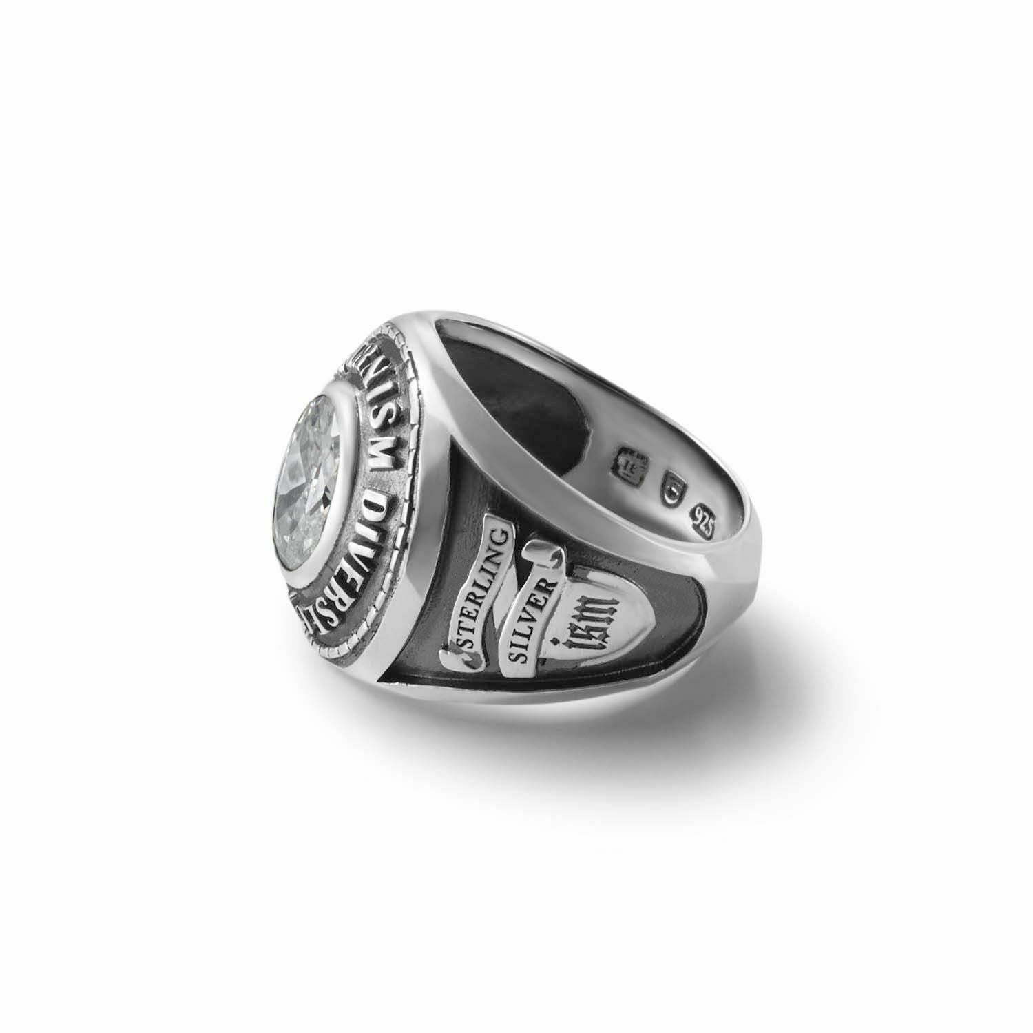 Ism College Ring - L - CLEAR | GARNI ONLINE STORE