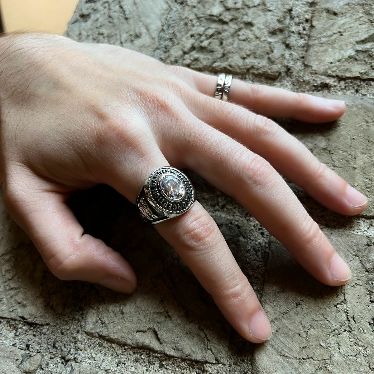 GARNI Ism College Ring L（21号） Ism College Ring - L - CLEAR | GARNI ONLINE STORE