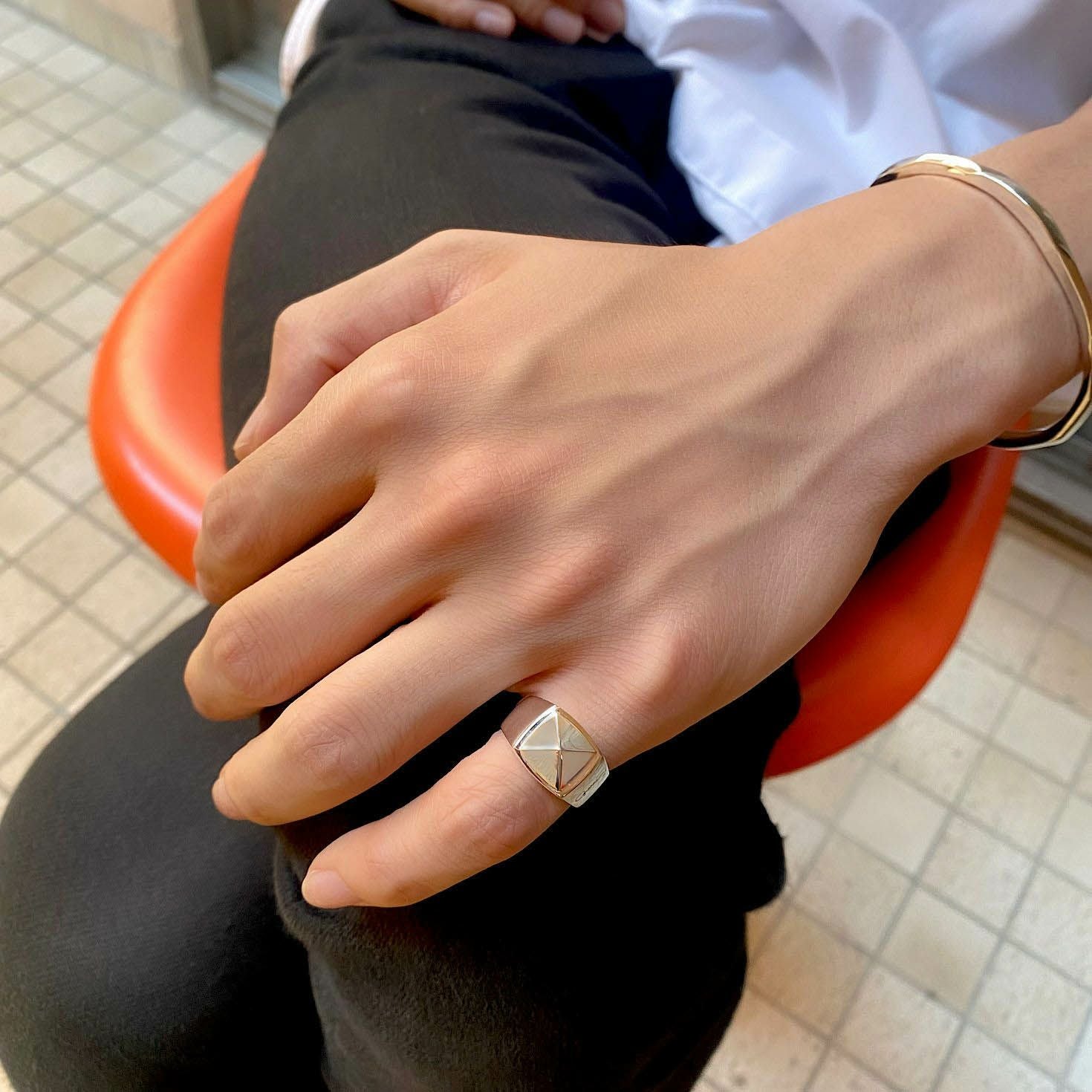 GARNI & CO. ストライプリング Stud Ring | GARNI ONLINE STORE