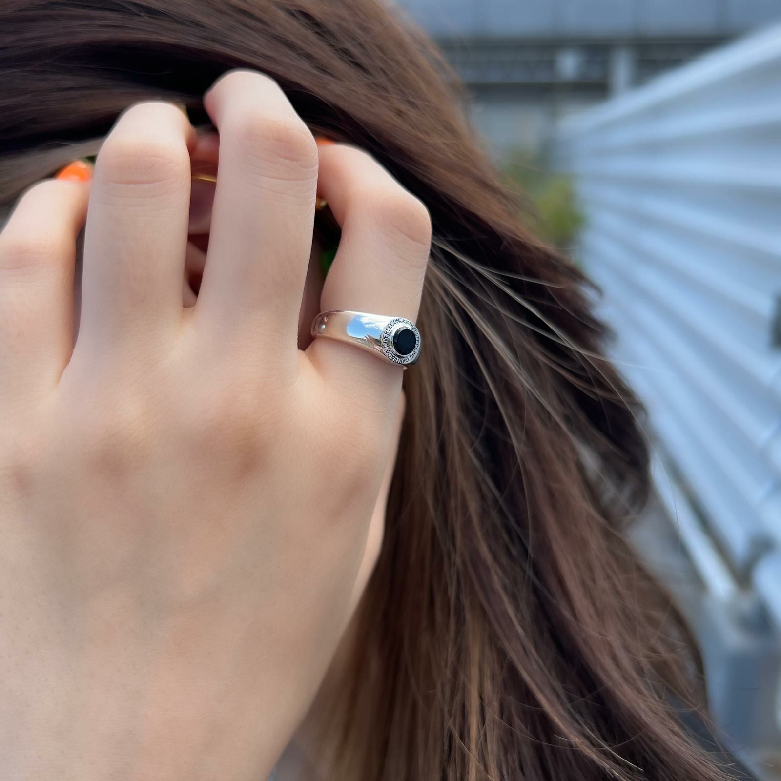 Round Stone Ring - S | GARNI ONLINE STORE