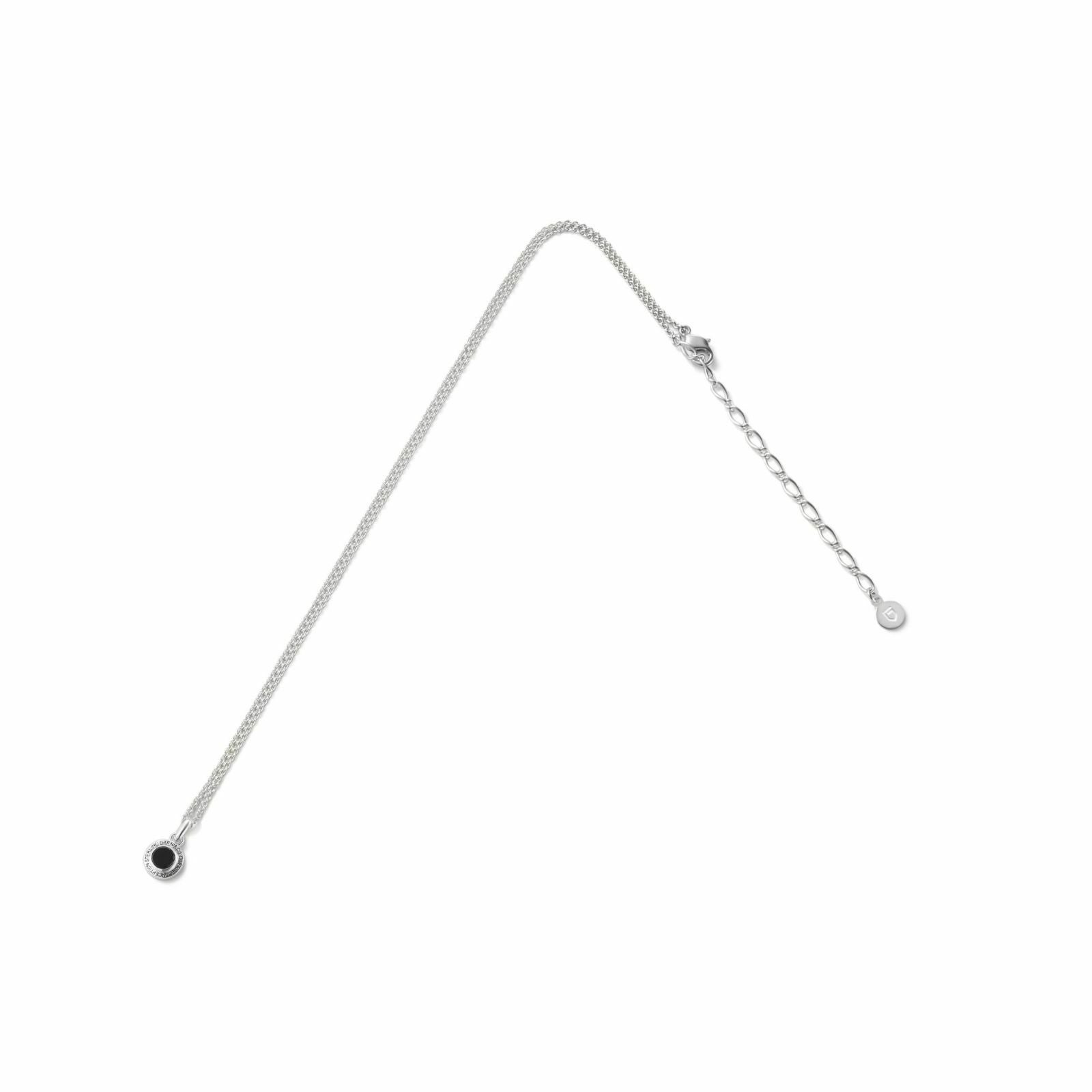 Round Stone Pendant - S - BLACK | GARNI ONLINE STORE