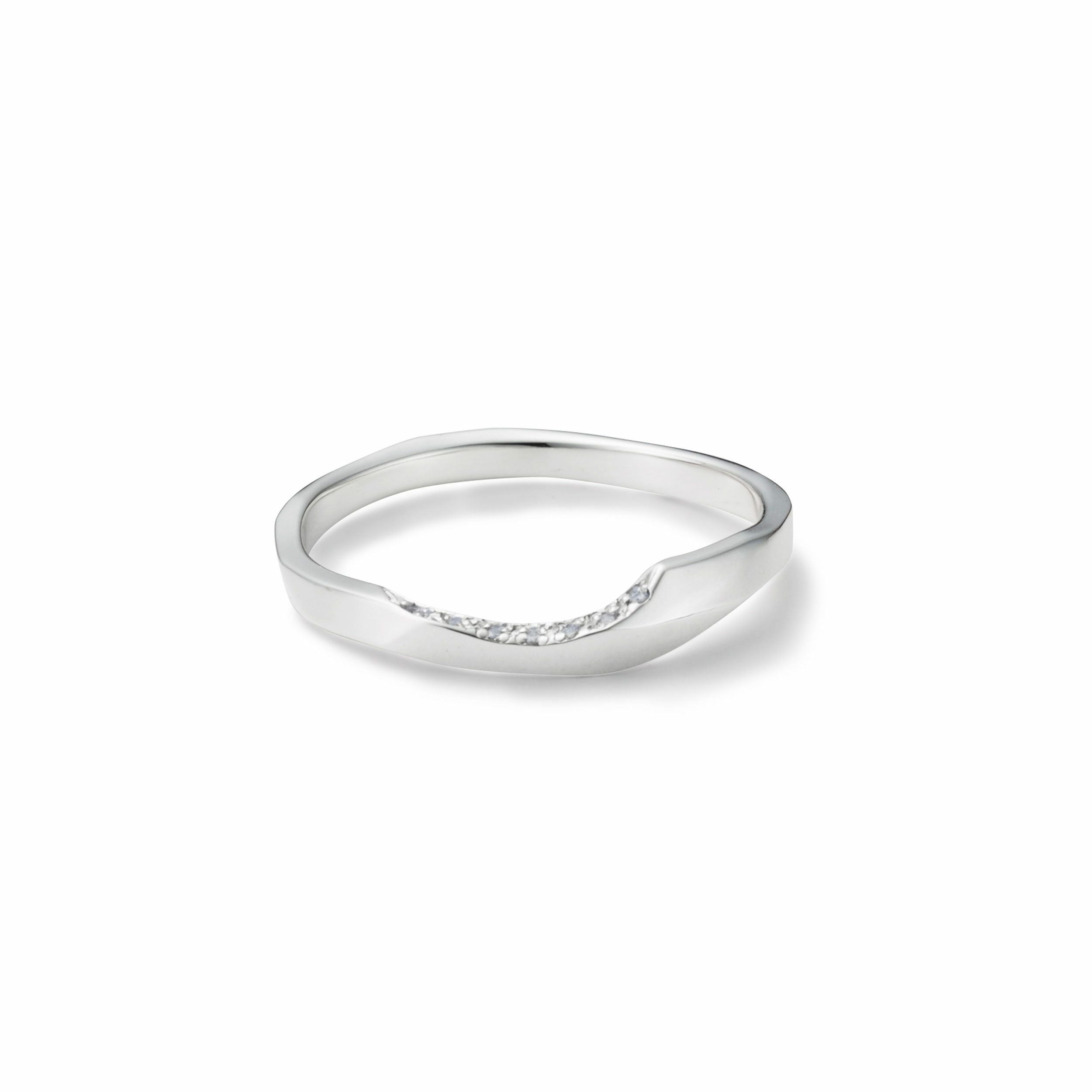 専用のGARNI S with dia 7号ガルニダイヤリング Chip Ring - S with dia・プラチナ | GARNI ONLINE STORE