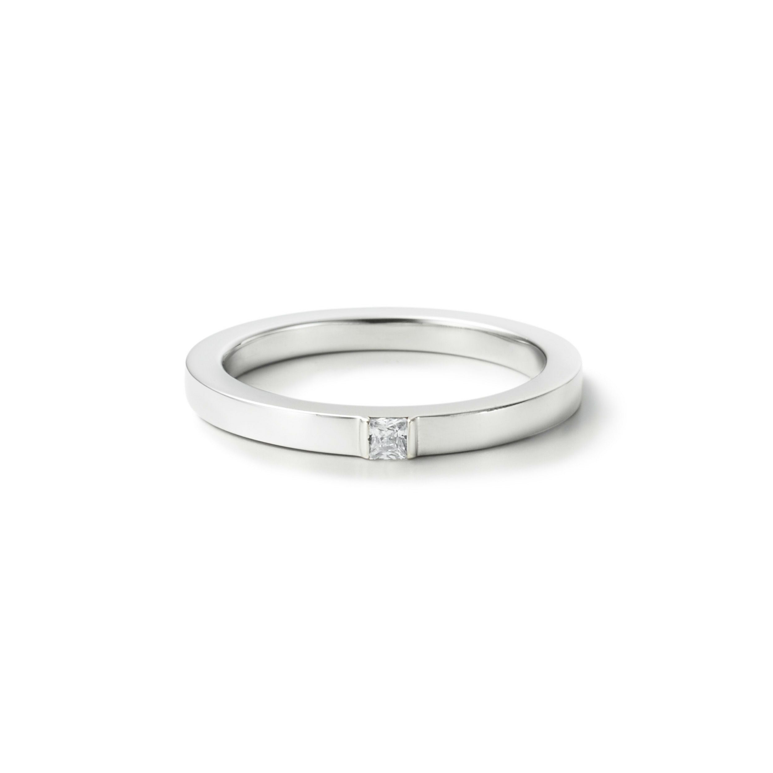 Square Dia Ring・プラチナ | GARNI ONLINE STORE
