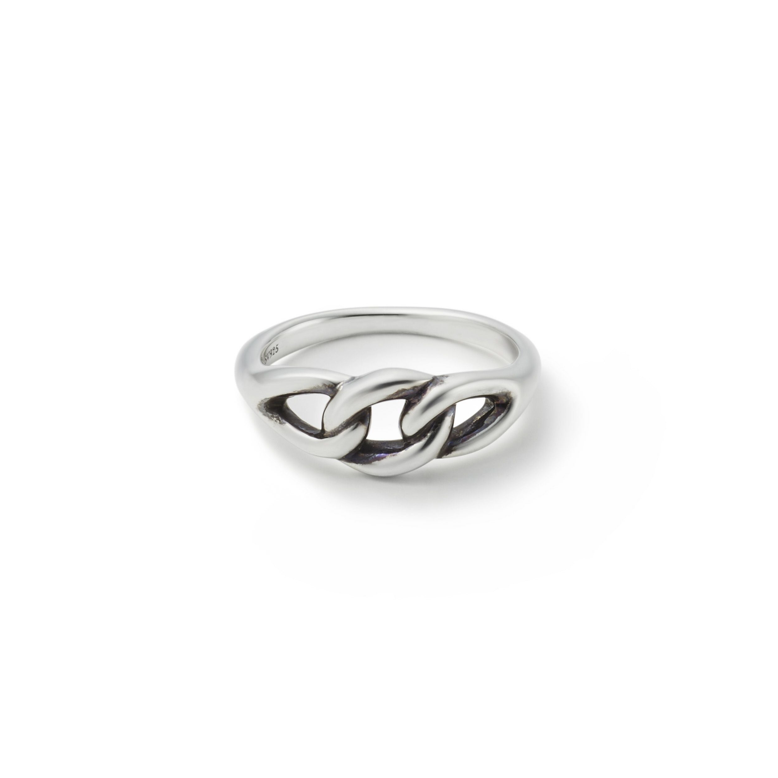 Curb Chain Ring - S - SILVER | GARNI ONLINE STORE