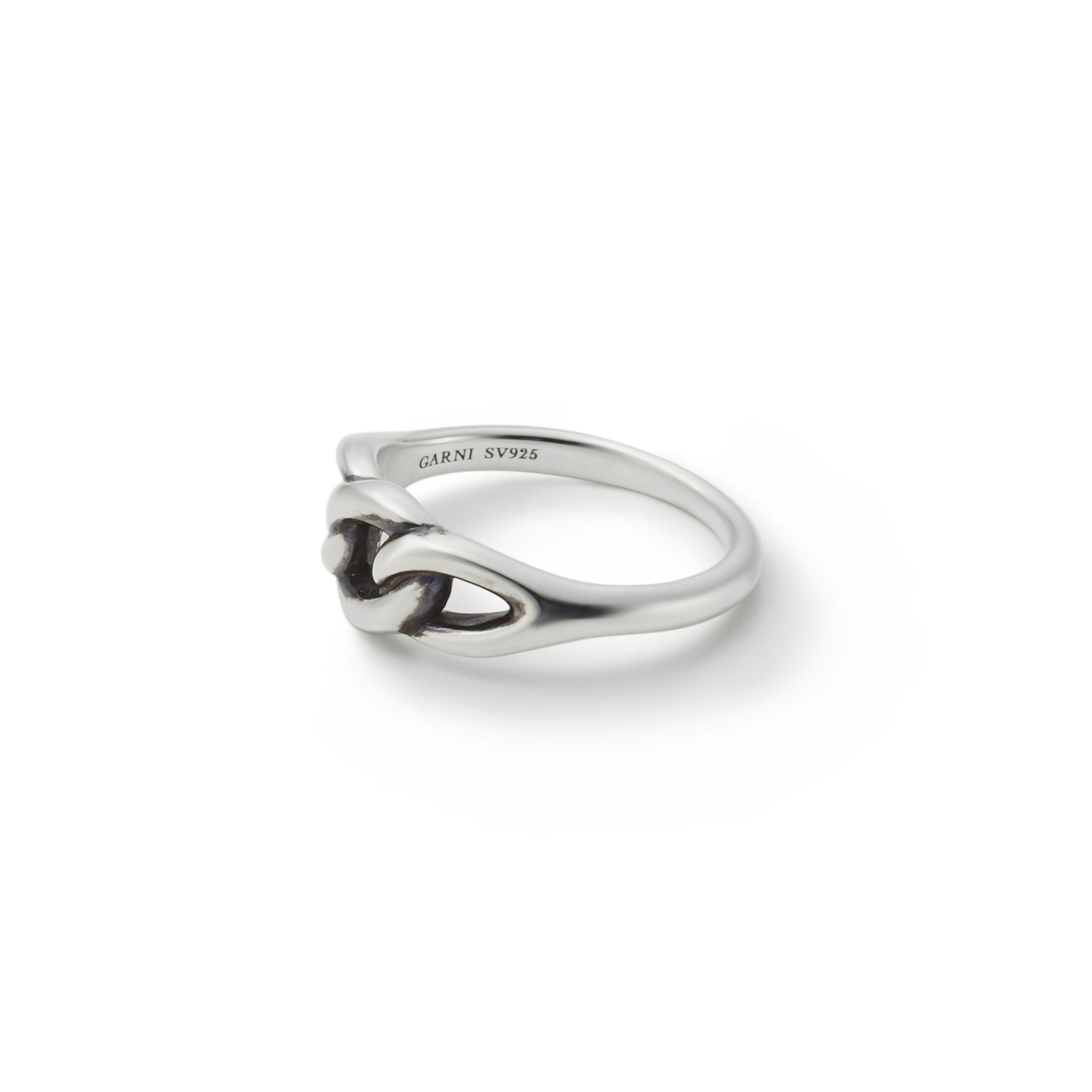 Curb Chain Ring - S - SILVER | GARNI ONLINE STORE