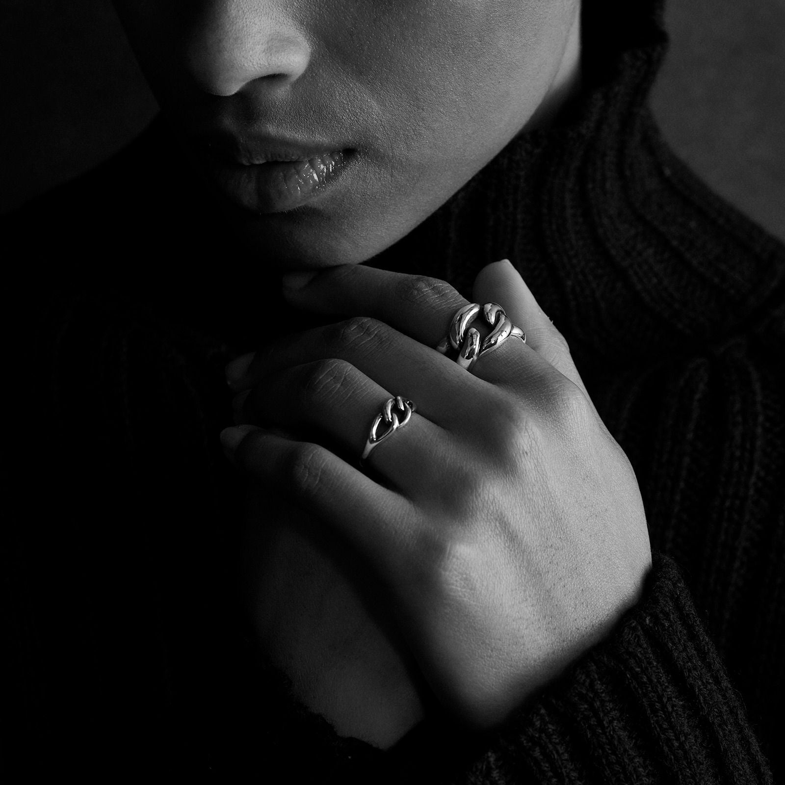 アクセサリー GARNI Curb Chain Ring Curb Chain Ring - L | GARNI ONLINE STORE