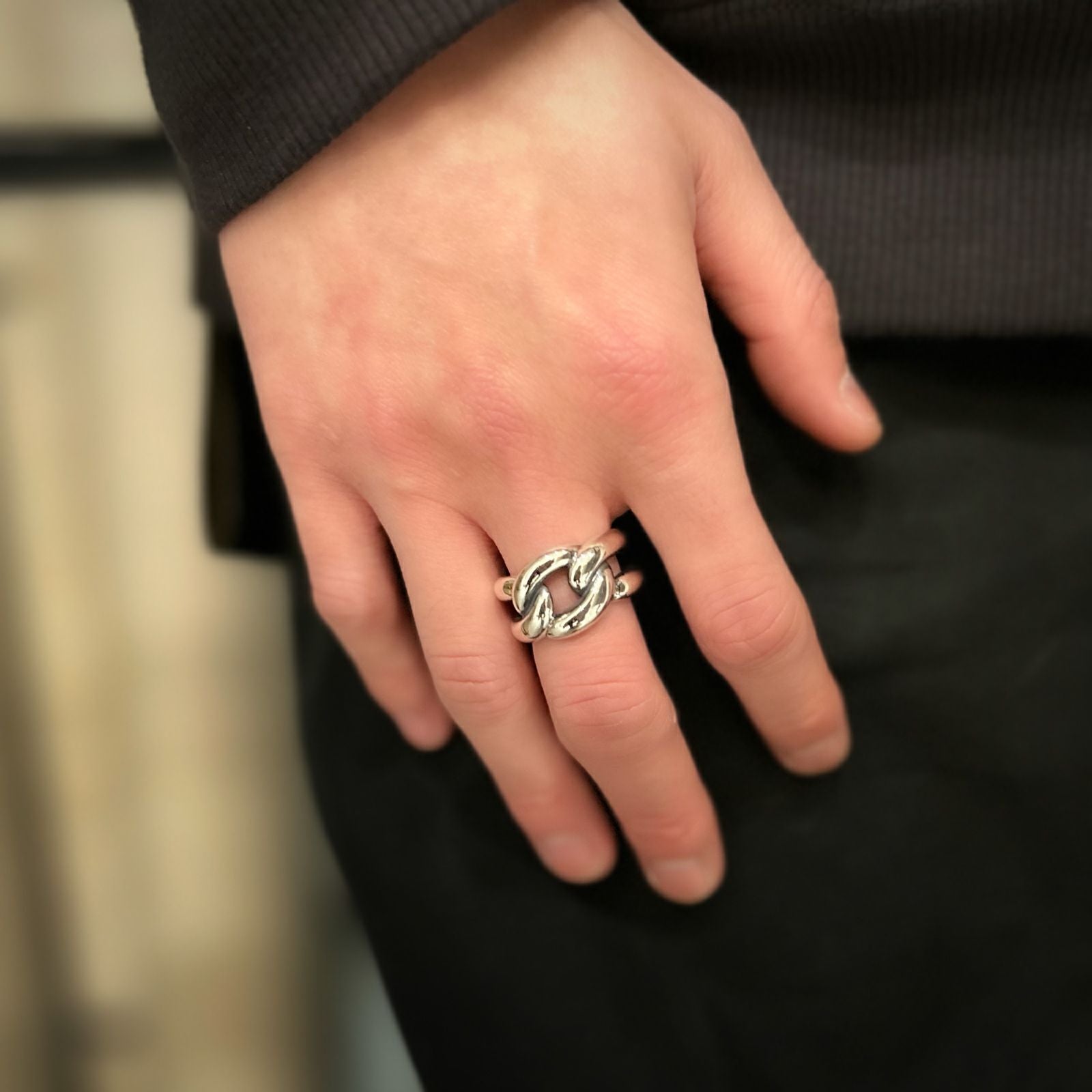 Curb Chain Ring - L | GARNI ONLINE STORE Curb Chain Ring - L | GARNI ONLINE STORE