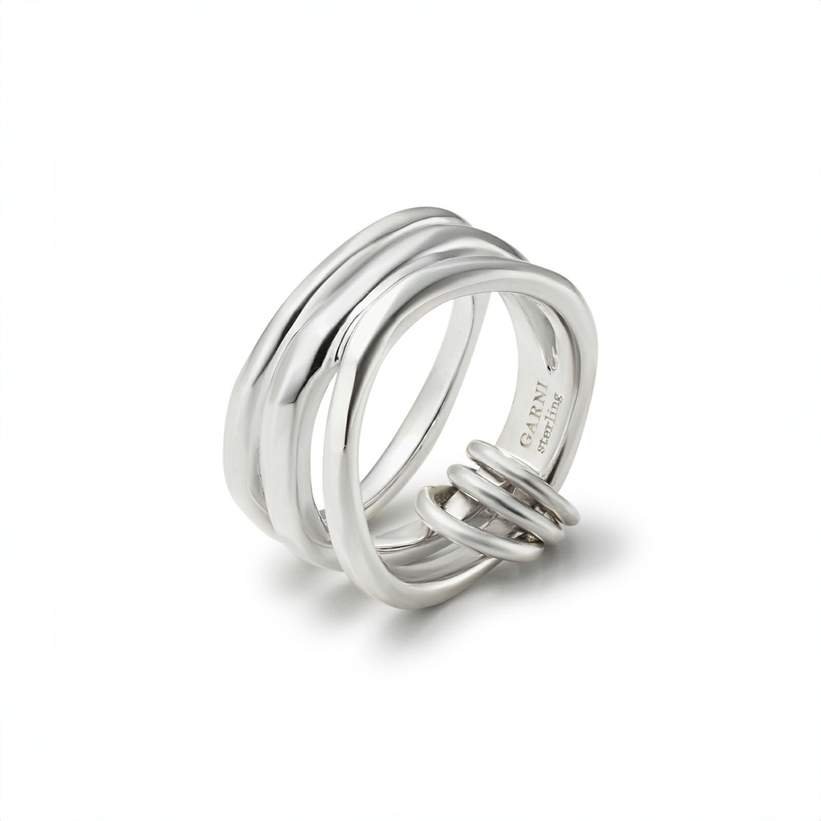 Grace Plus Triple Ring - SILVER | GARNI ONLINE STORE