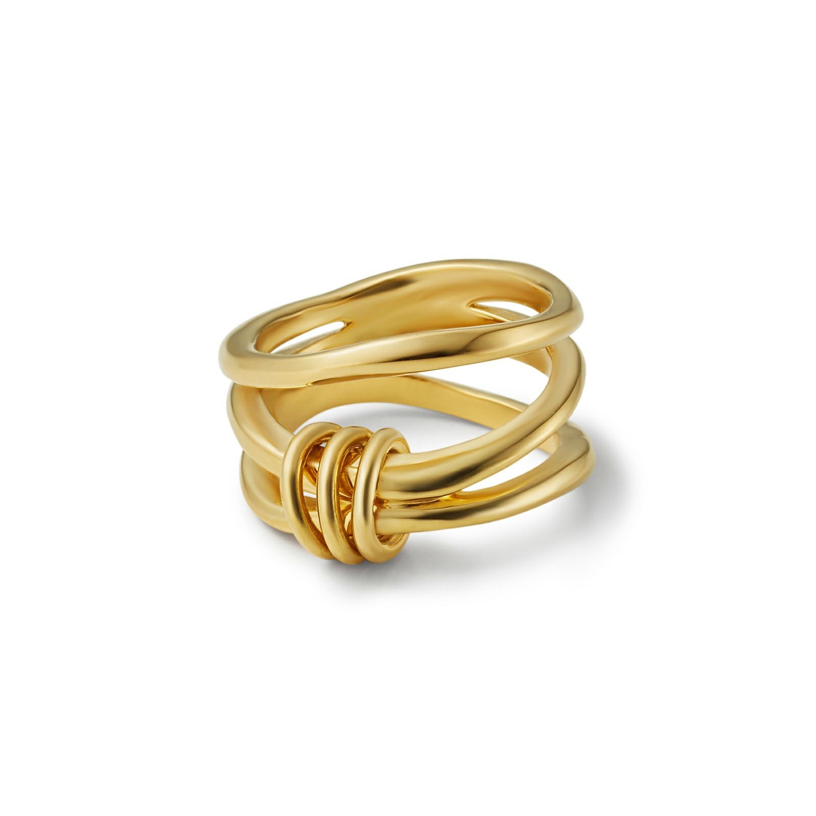 Grace Plus Triple Ring - GOLD | GARNI ONLINE STORE