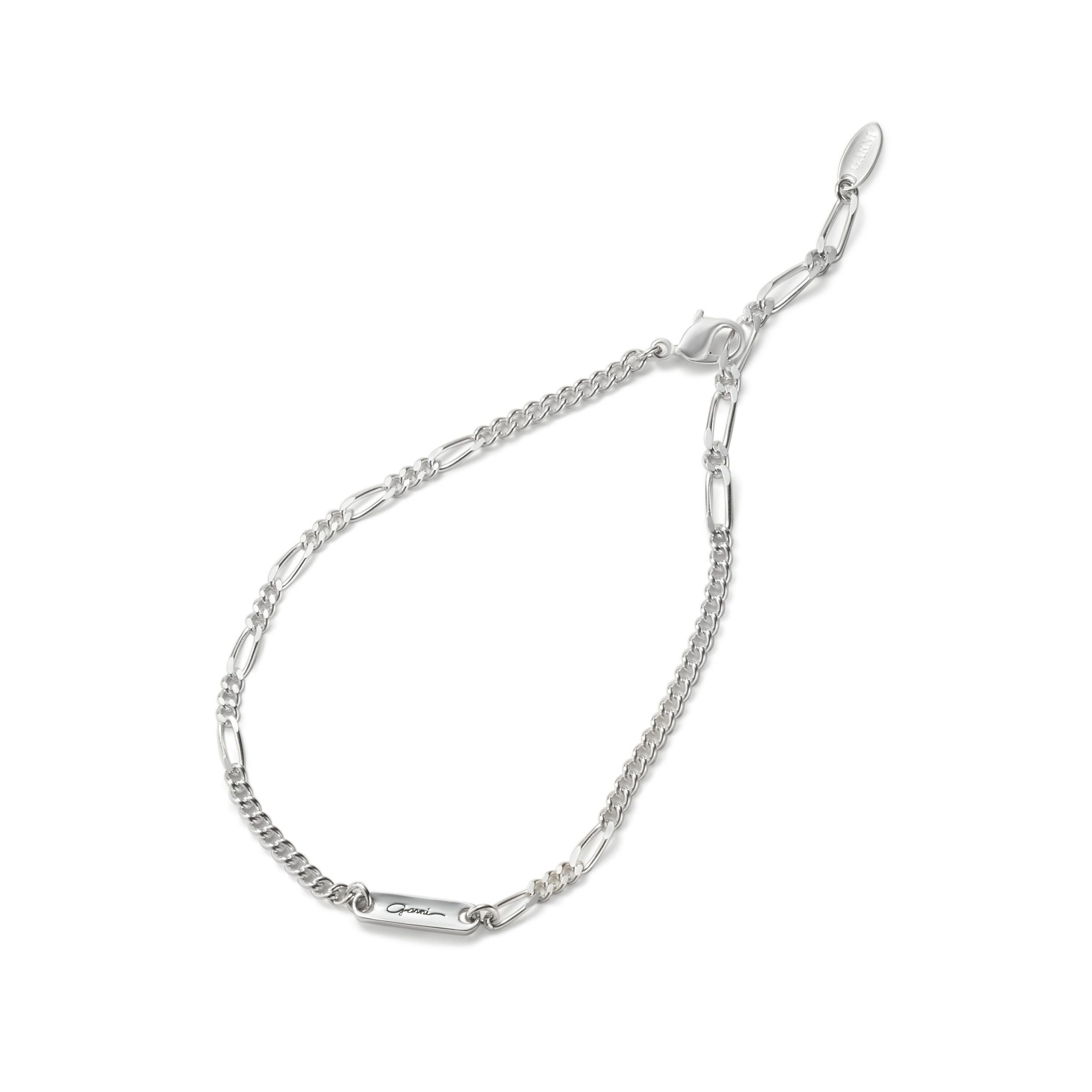 Mix Chain Anklet - SILVER | GARNI ONLINE STORE