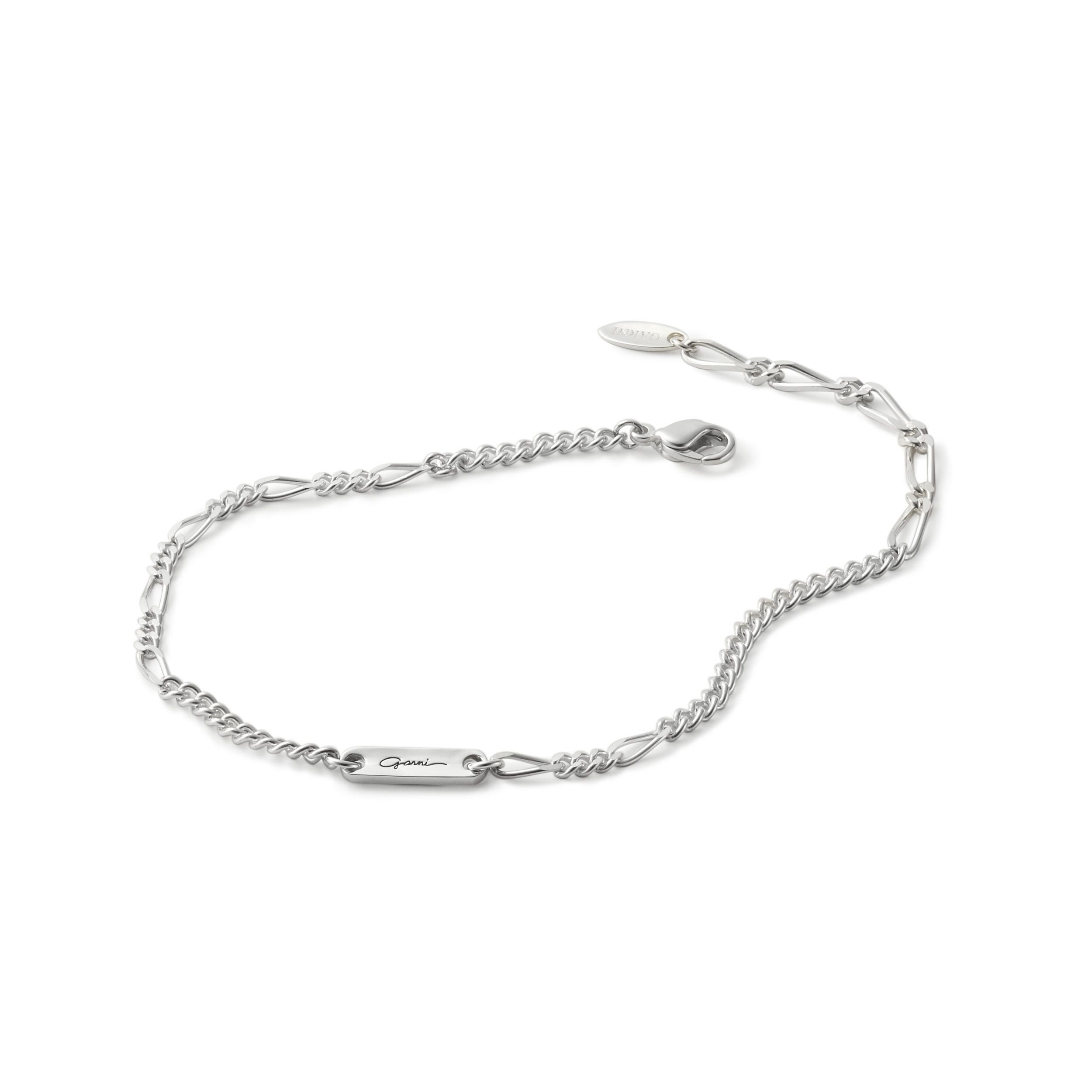 Mix Chain Anklet - SILVER | GARNI ONLINE STORE