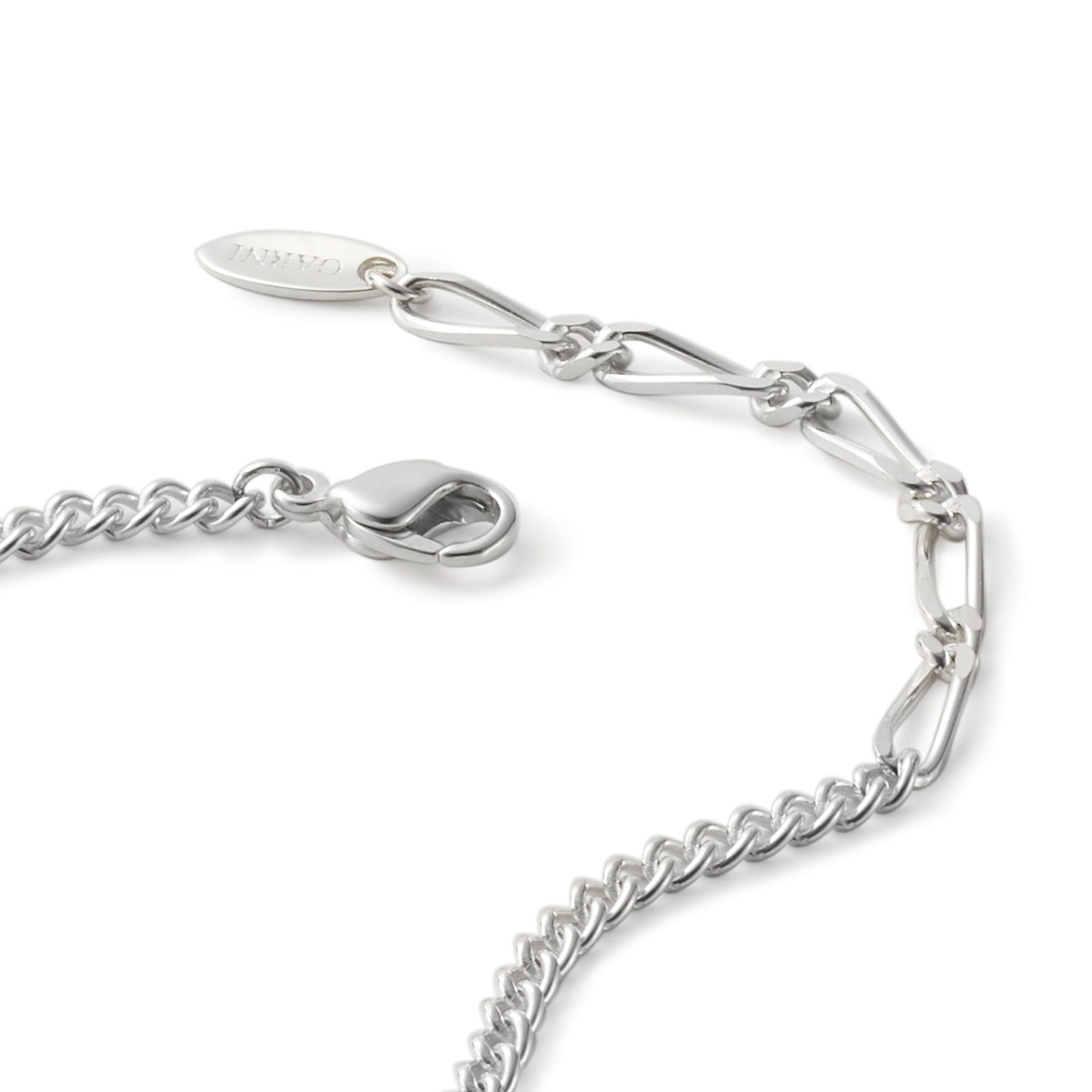 Mix Chain Anklet - SILVER | GARNI ONLINE STORE