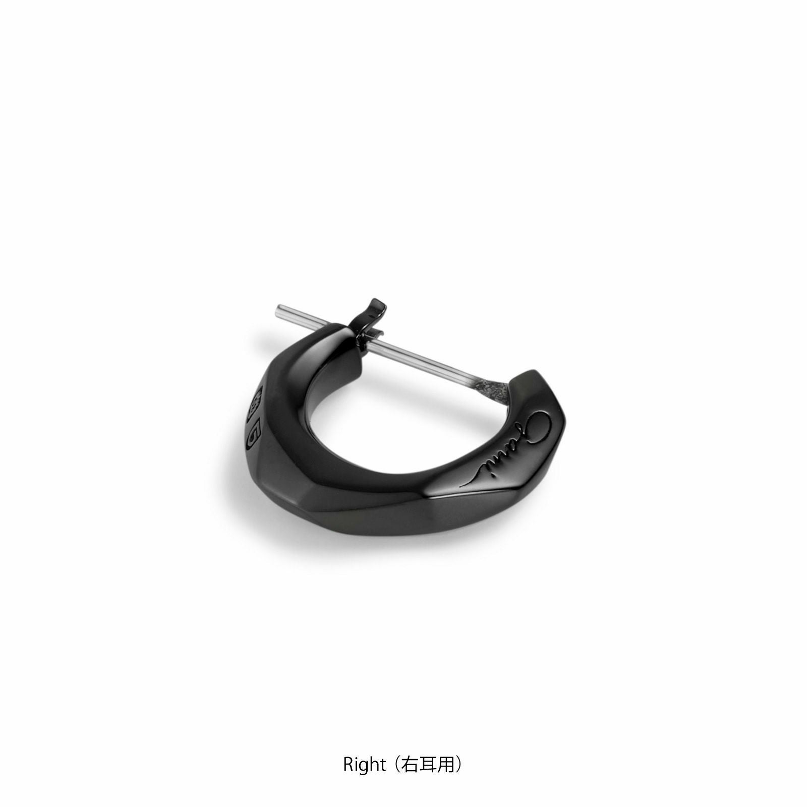 ガルニ　crockery pierce BLACK　左耳用 GARNI - 【残り一点】Crockery Pierce 左耳用(BLACK) | ACRMTSM ONLINE