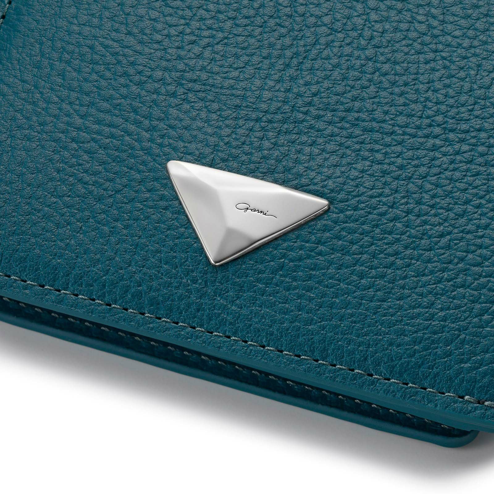 Triangle Mini Fold Wallet - BLUE | GARNI ONLINE STORE
