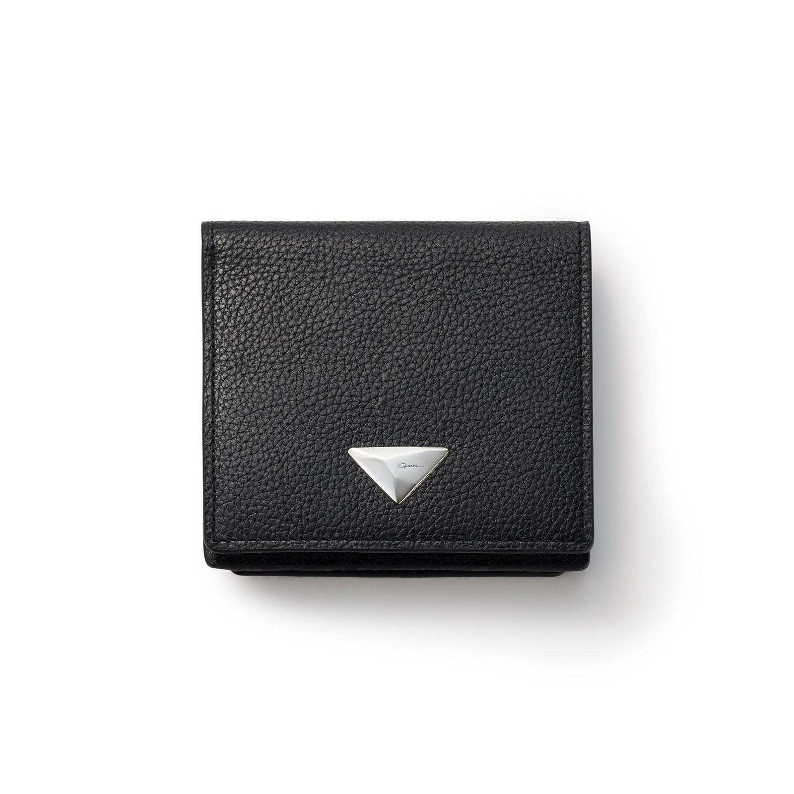 Triangle Mini Fold Wallet - BLACK | GARNI ONLINE STORE