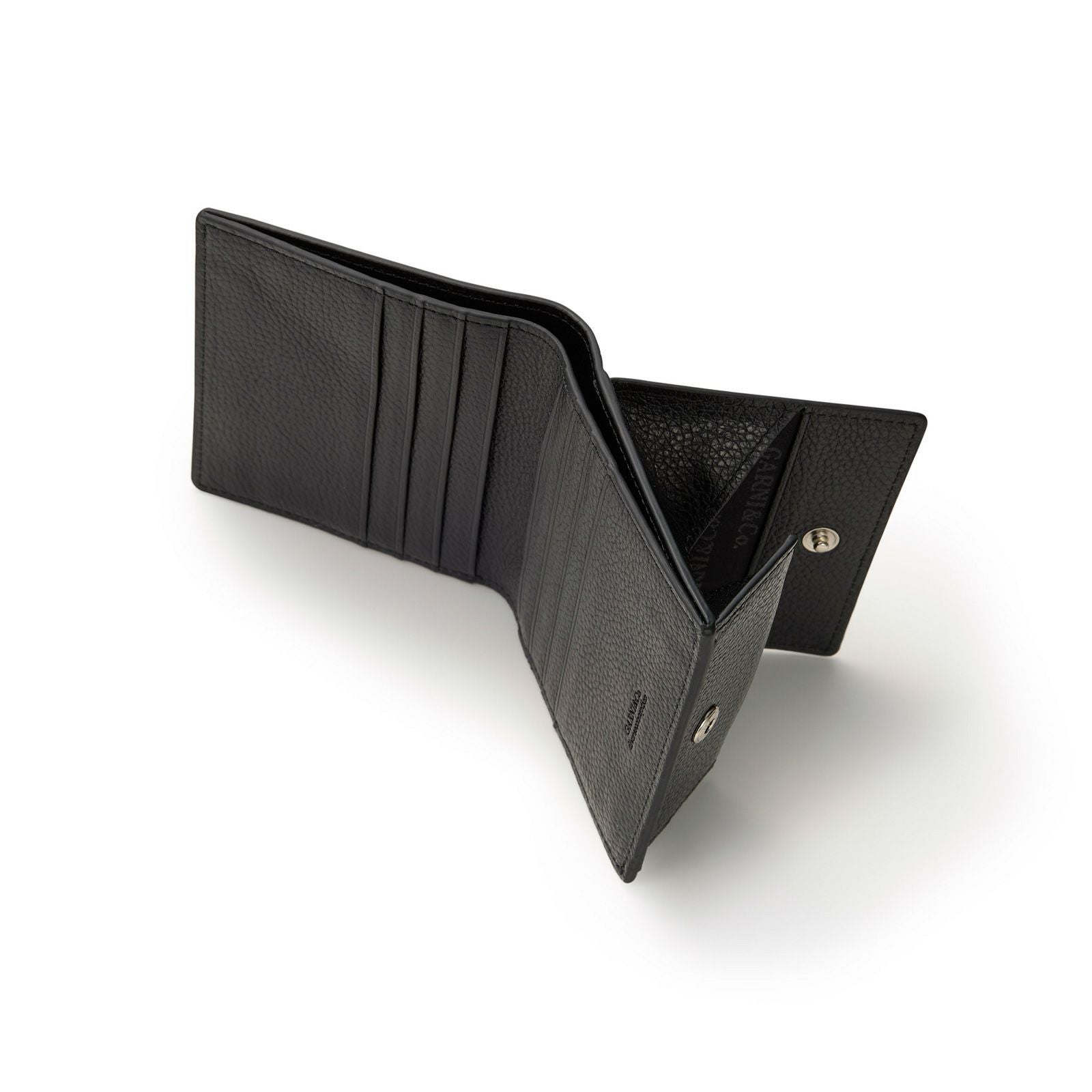 Triangle Mini Fold Wallet - BLACK | GARNI ONLINE STORE