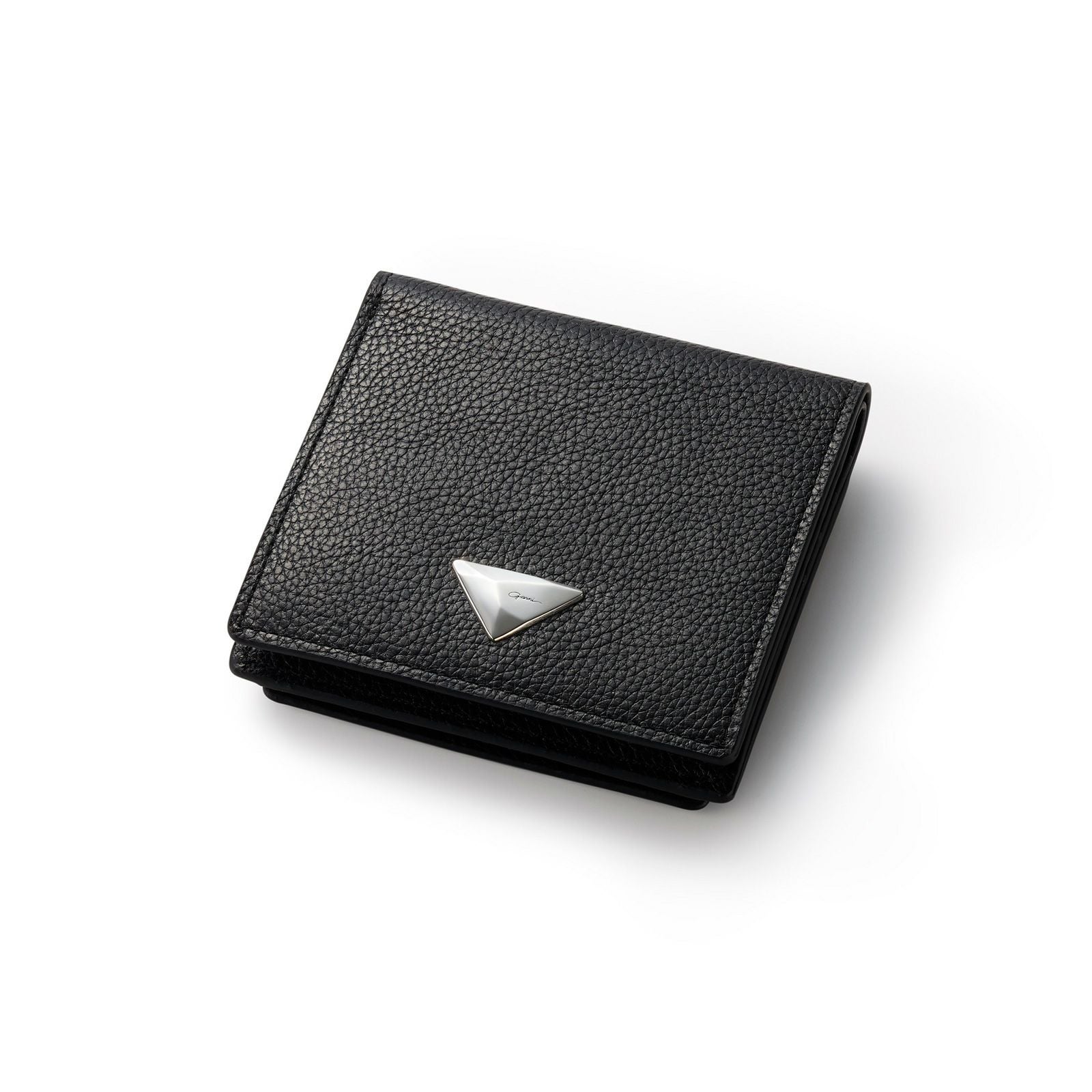 Triangle Mini Fold Wallet - BLACK | GARNI ONLINE STORE