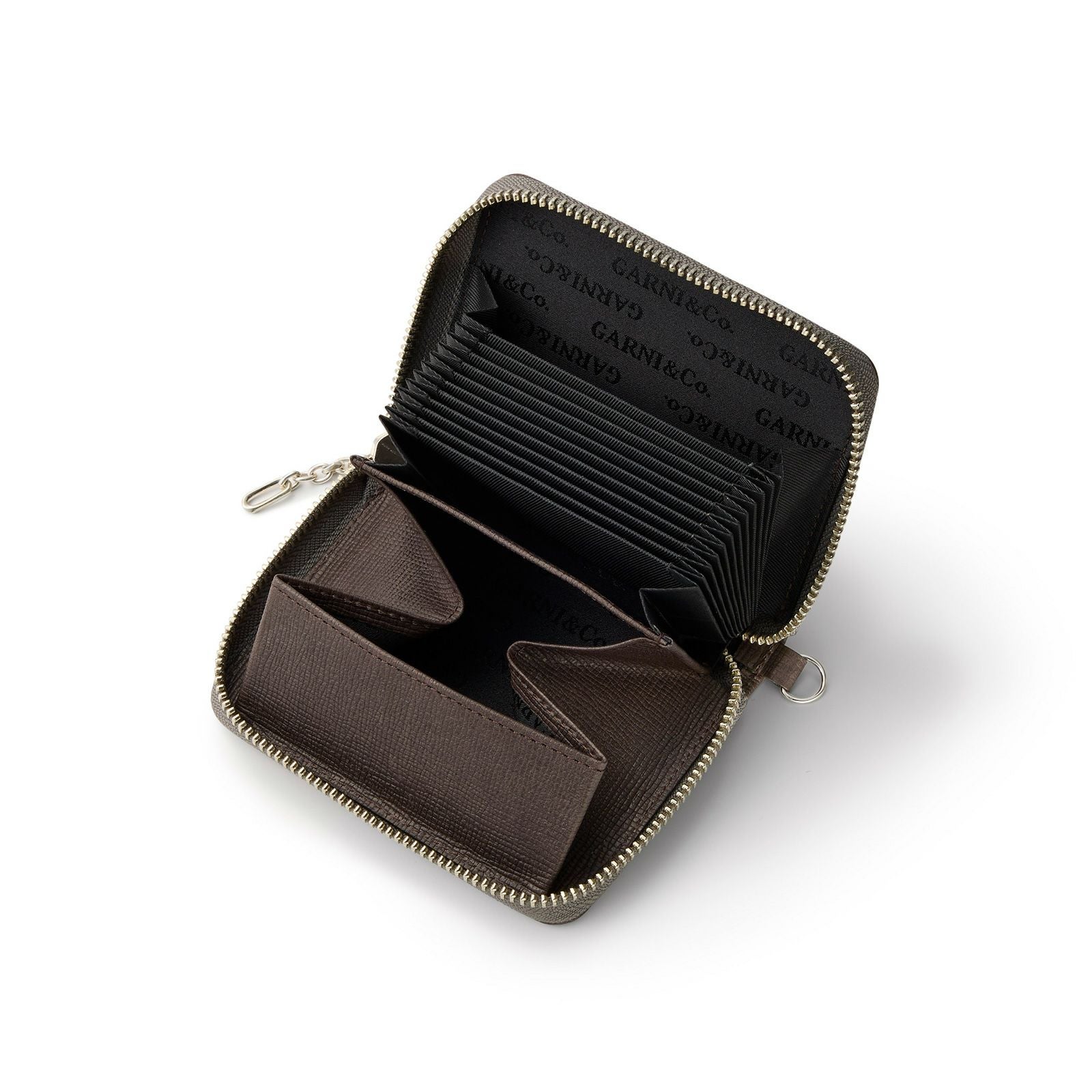 Sign Zip Fold Wallet - BROWN | GARNI ONLINE STORE
