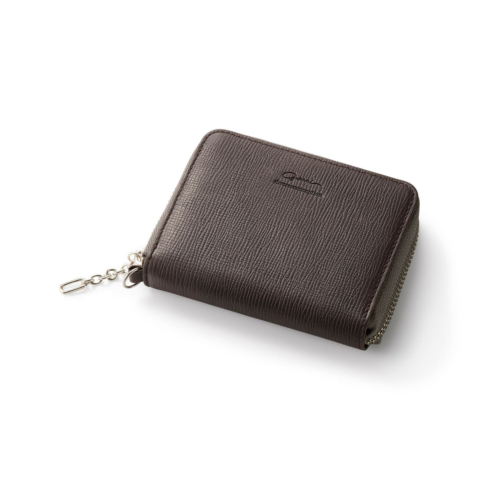 Sign Zip Fold Wallet - BROWN | GARNI ONLINE STORE