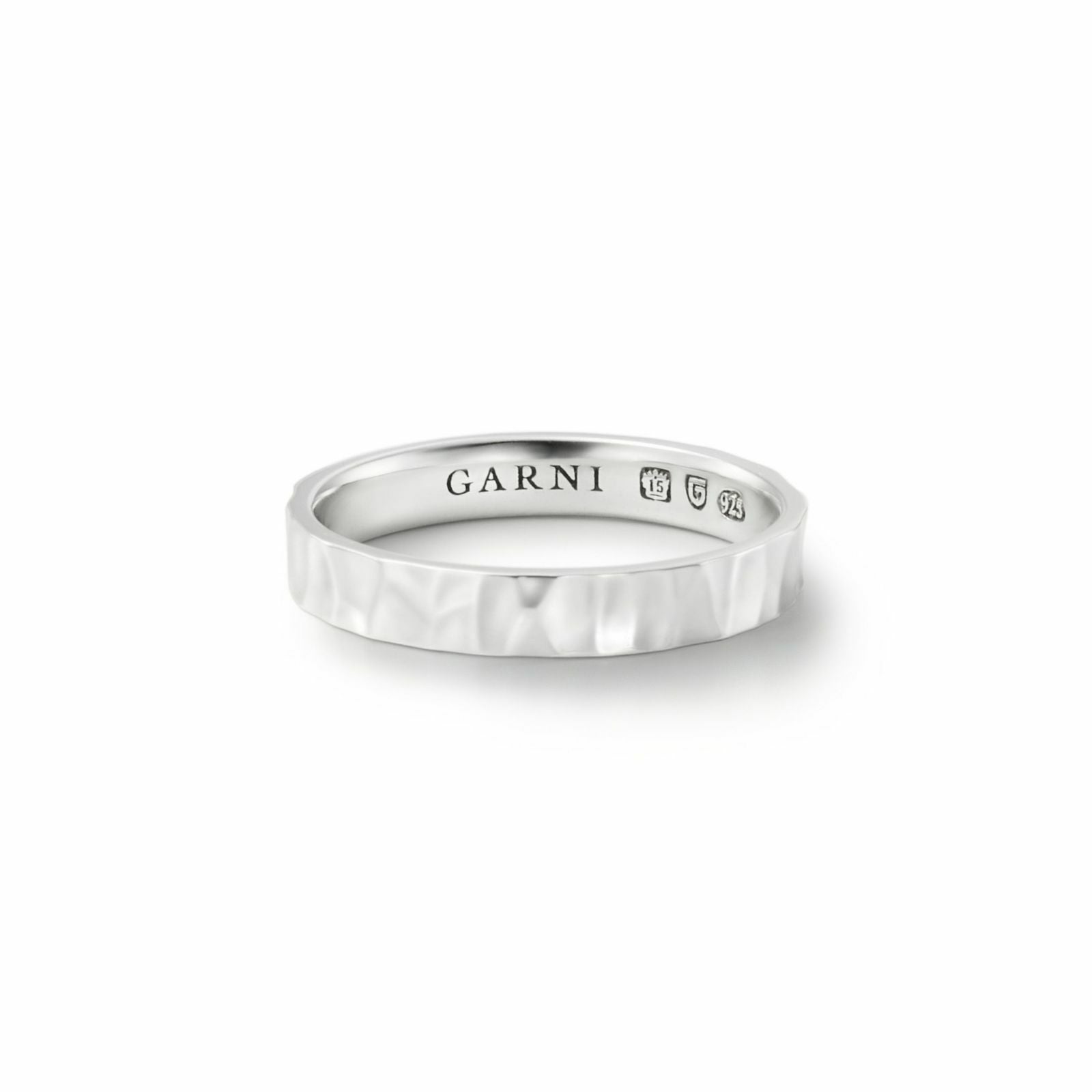 GARNI カレッジリング スクエアストーン Crack Square Ring [2 pcs set] | GARNI ONLINE STORE