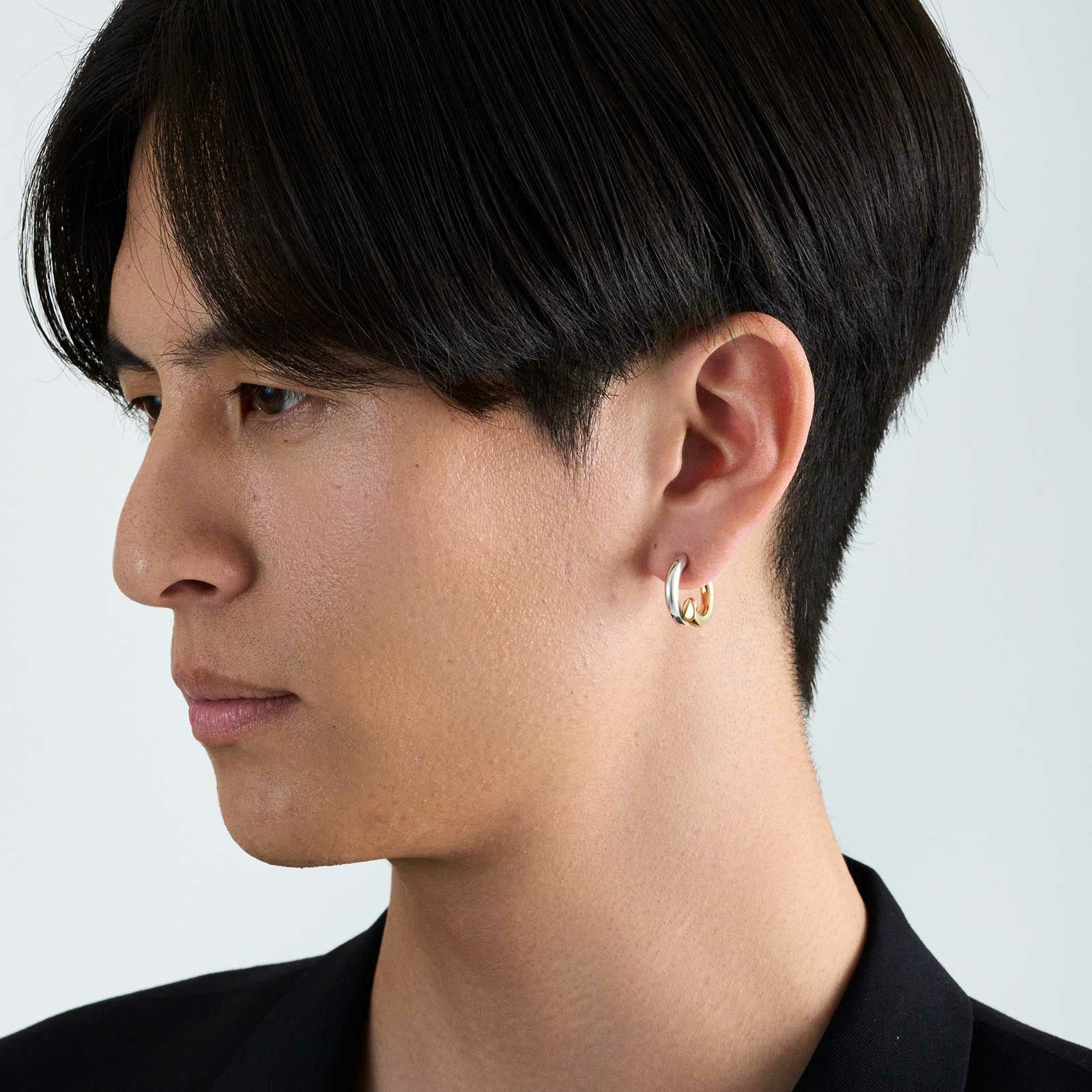 Intersect Hoop Pierce - COMBI | GARNI ONLINE STORE