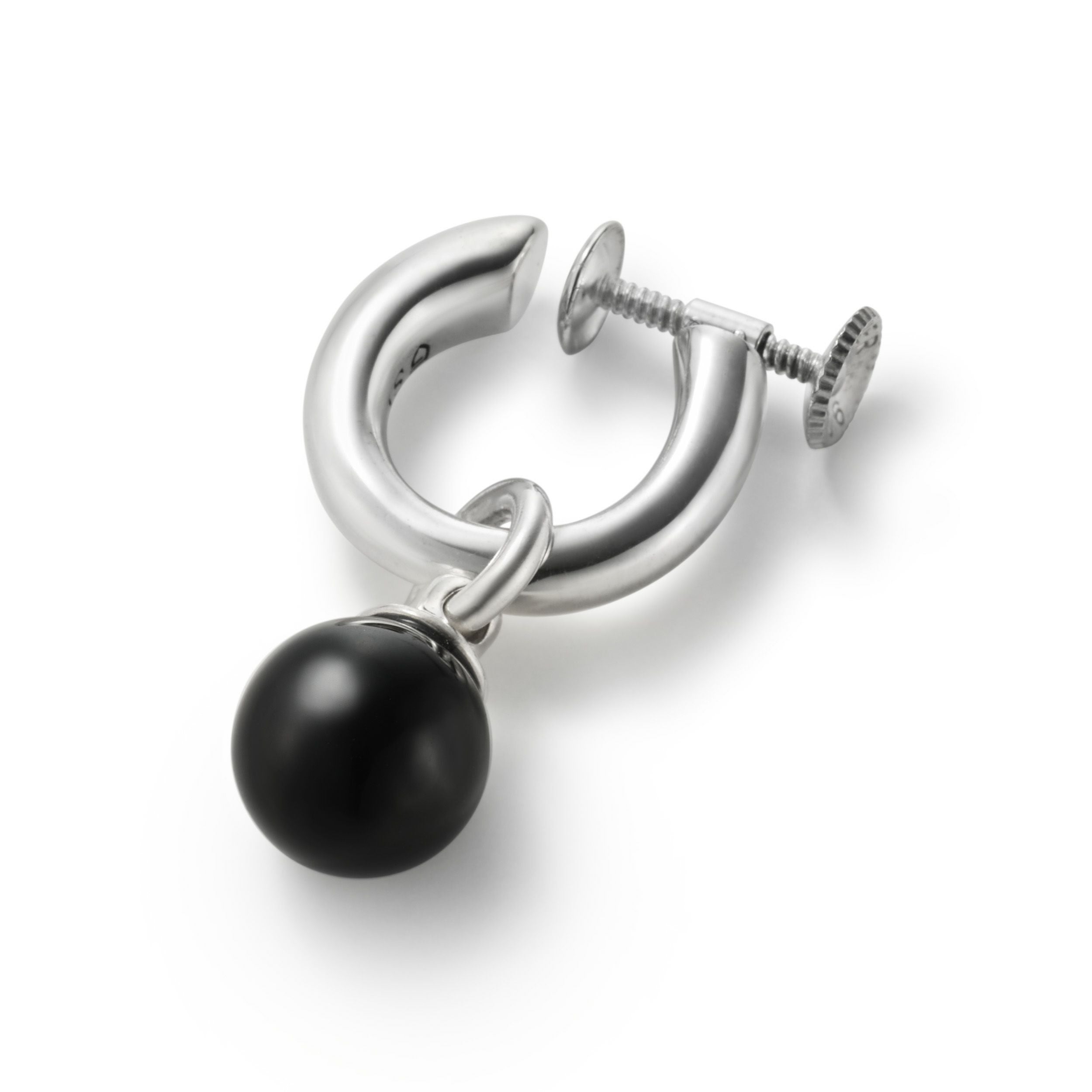 Stone Ball Hoop Earring | GARNI ONLINE STORE