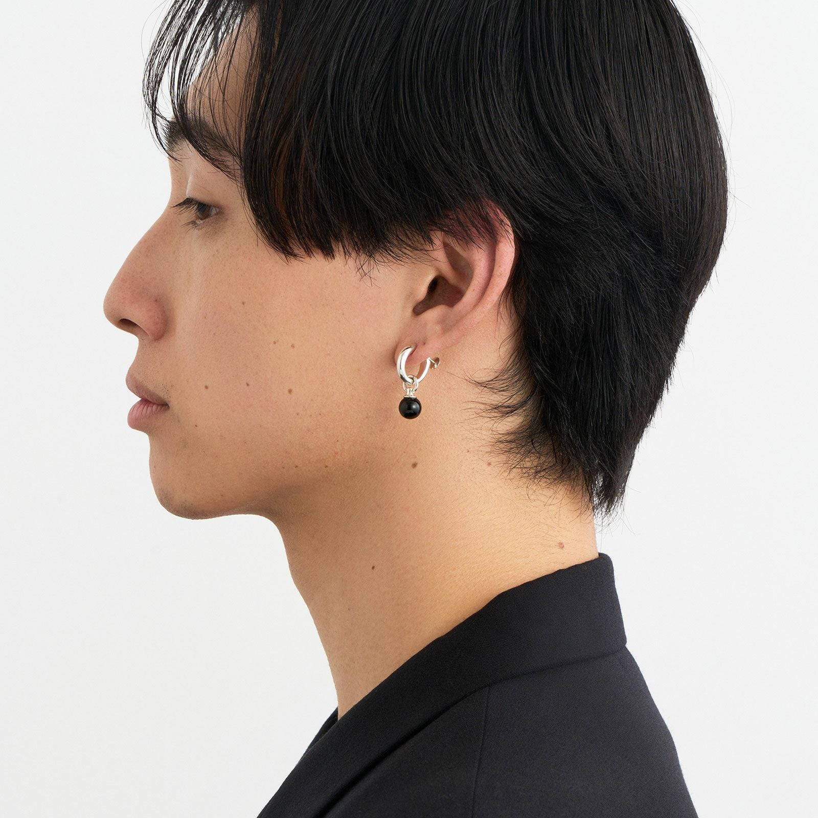 Stone Ball Hoop Earring | GARNI ONLINE STORE