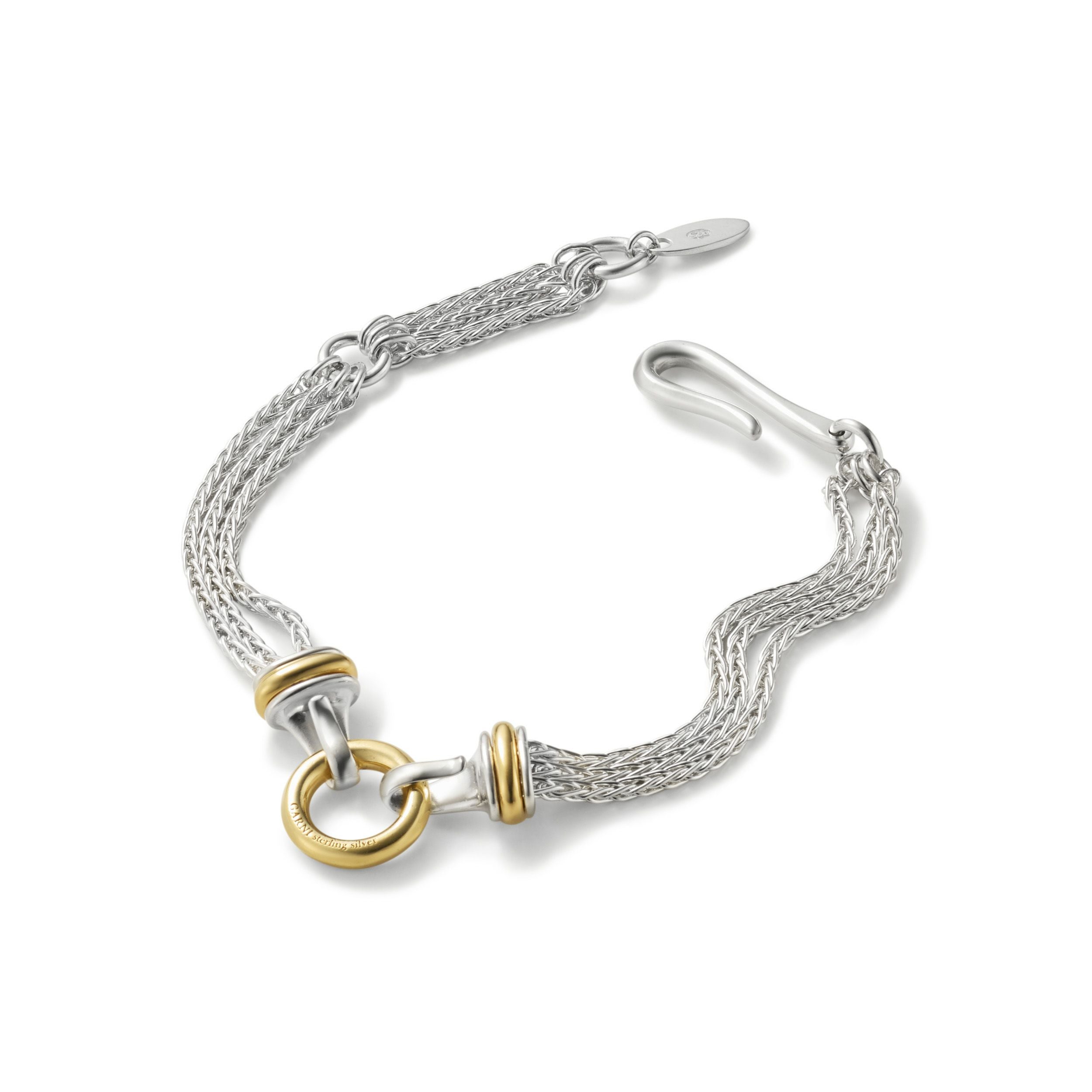 Circle 3 Chain Bracelet - COMBI | GARNI ONLINE STORE