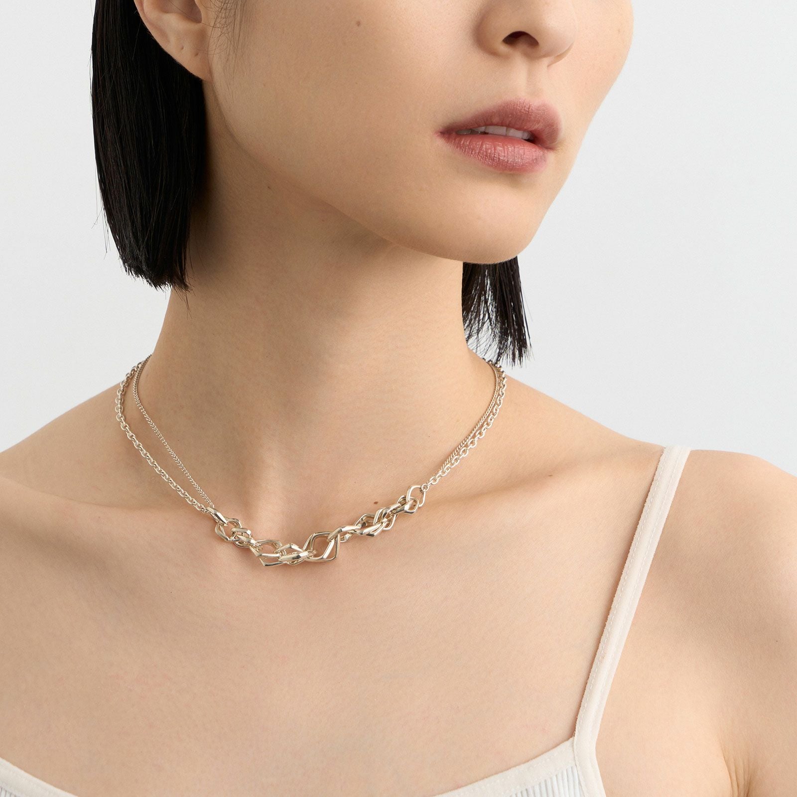 Diamond Link Chain Necklace | GARNI ONLINE STORE Diamond Link Chain Necklace | GARNI ONLINE STORE