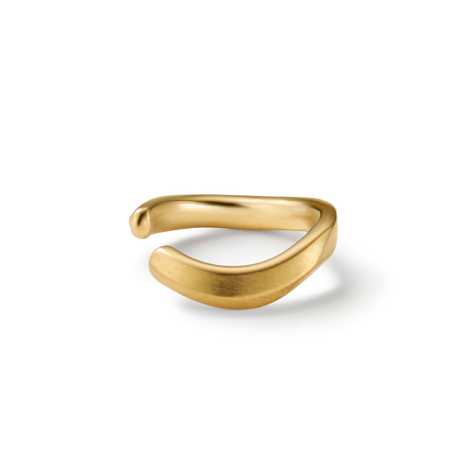 Curved Frost Ear Cuff - GOLD | GARNI ONLINE STORE