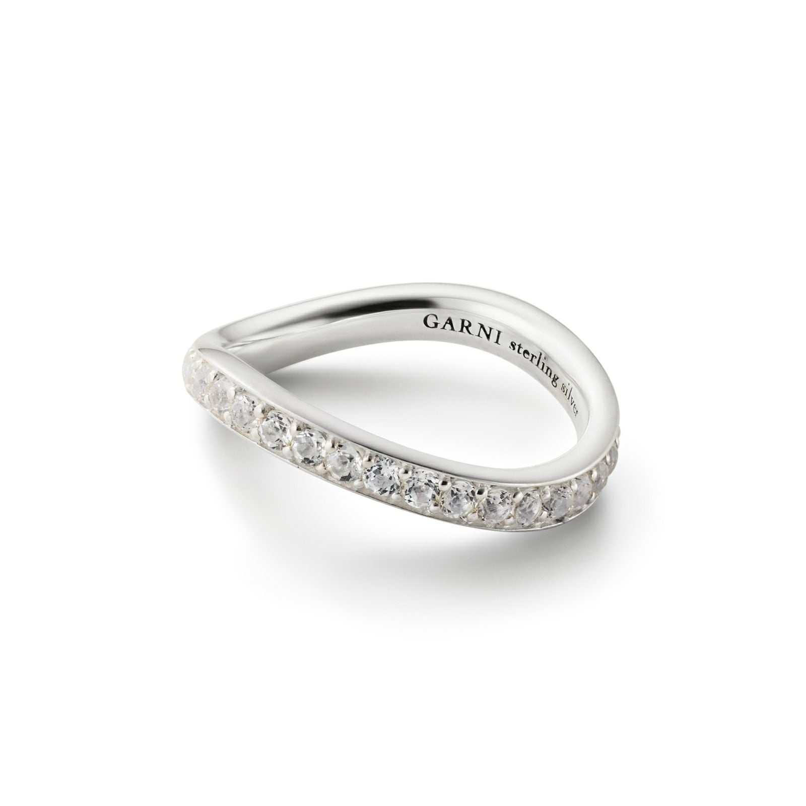 Curved Eternity Ring | GARNI ONLINE STORE