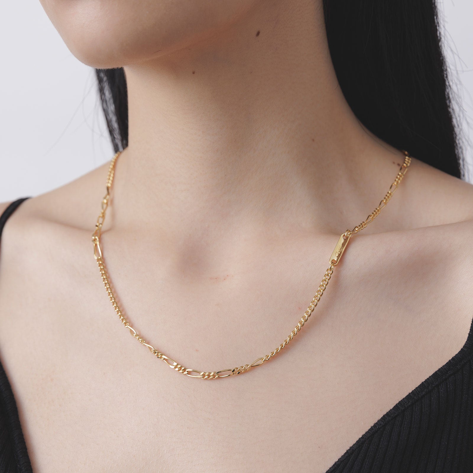 Mix Chain Necklace - GOLD | GARNI ONLINE STORE