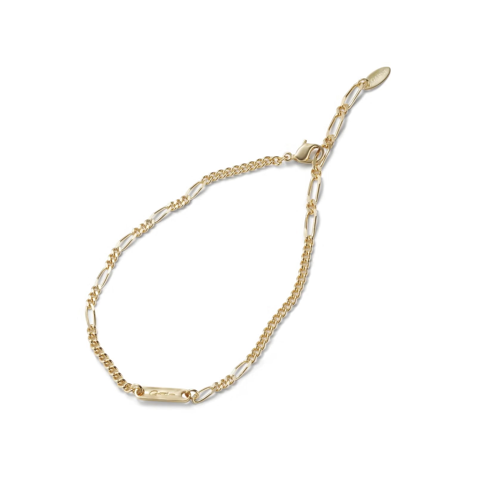 Mix Chain Anklet - GOLD | GARNI ONLINE STORE