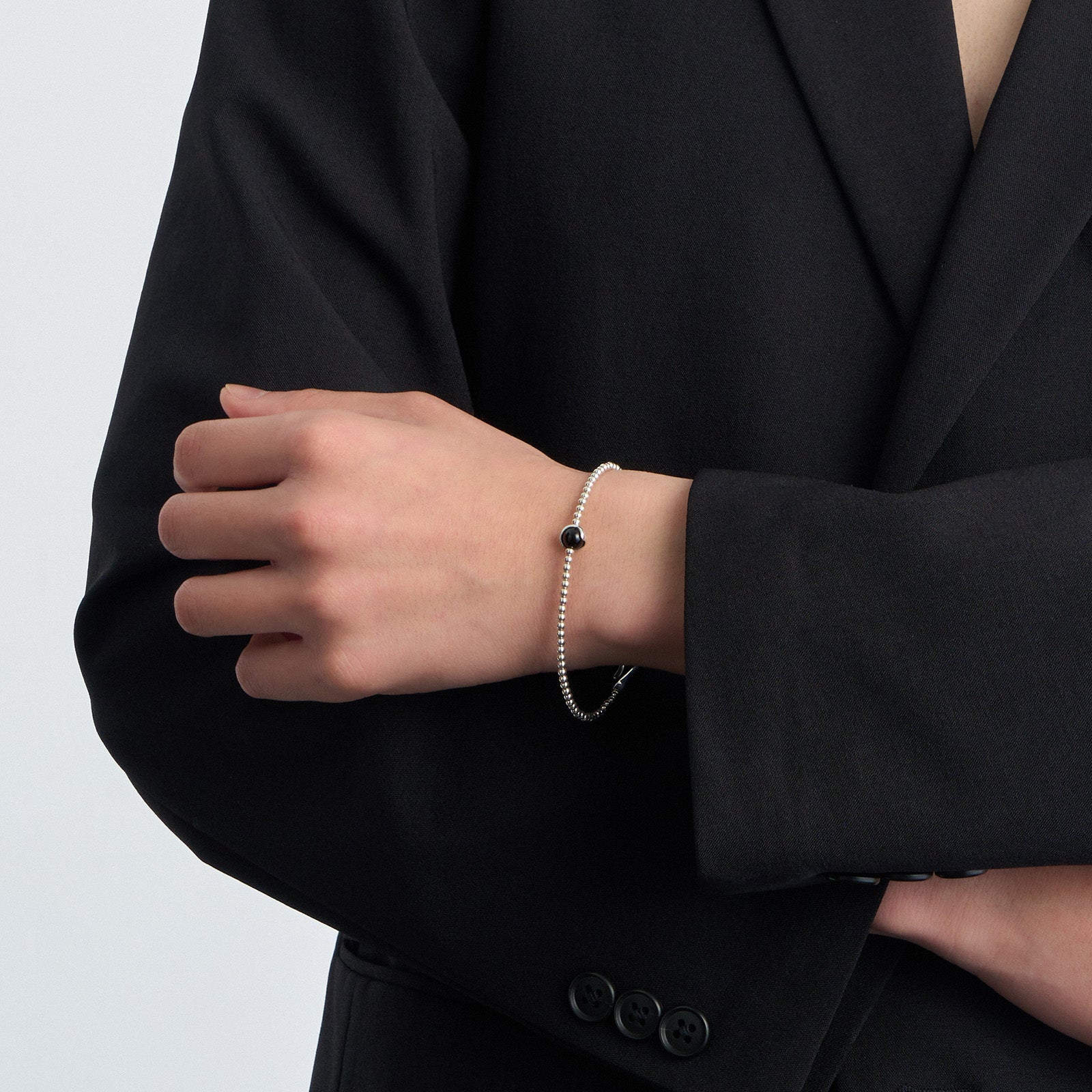 Combination Ball Bracelet - BLACK | GARNI ONLINE STORE