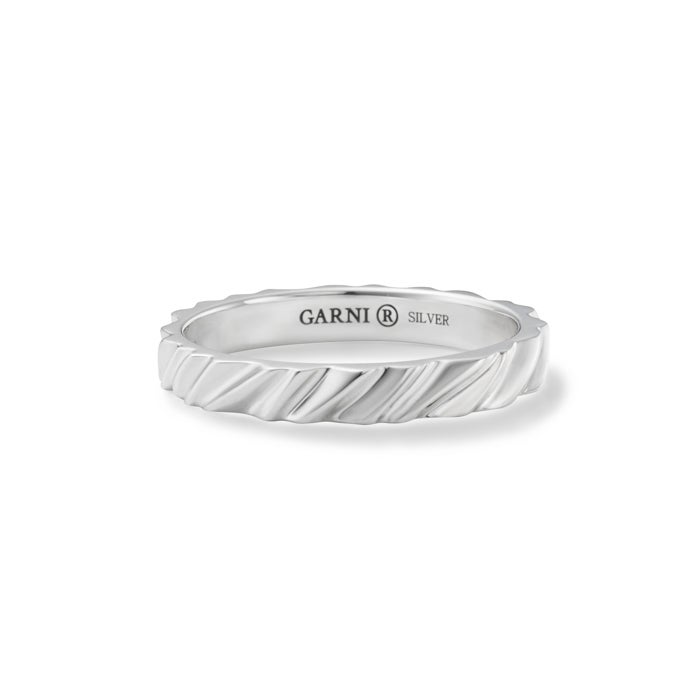 Vine Pattern Ring - Light - WHITE | GARNI ONLINE STORE